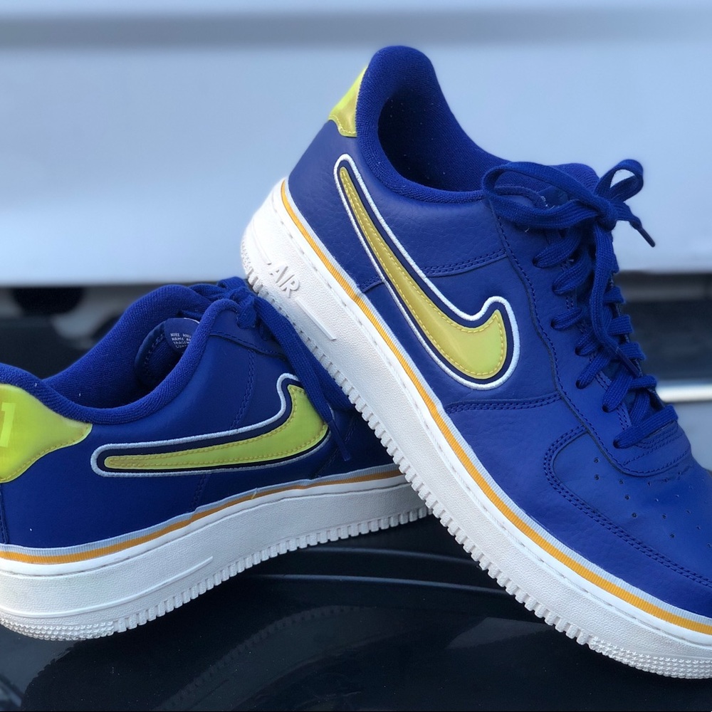 Nike Air Force 1  LV8 2007 NBA Golden State Warriors special edition mens shoes!